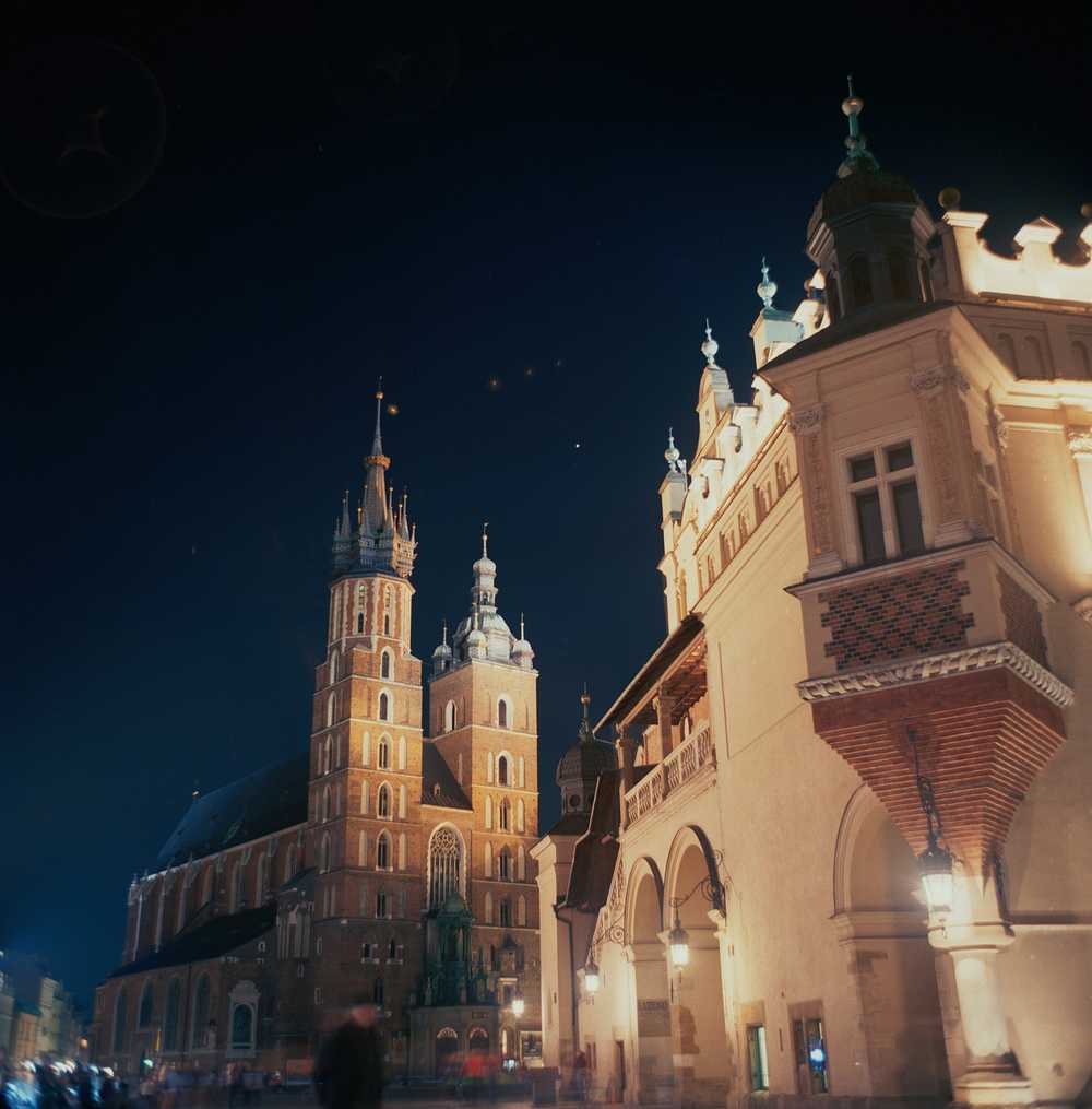 Krakow by night