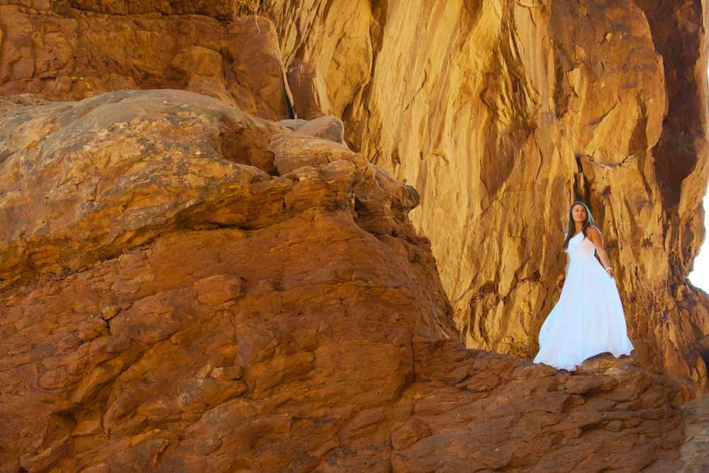daredevil in white dress