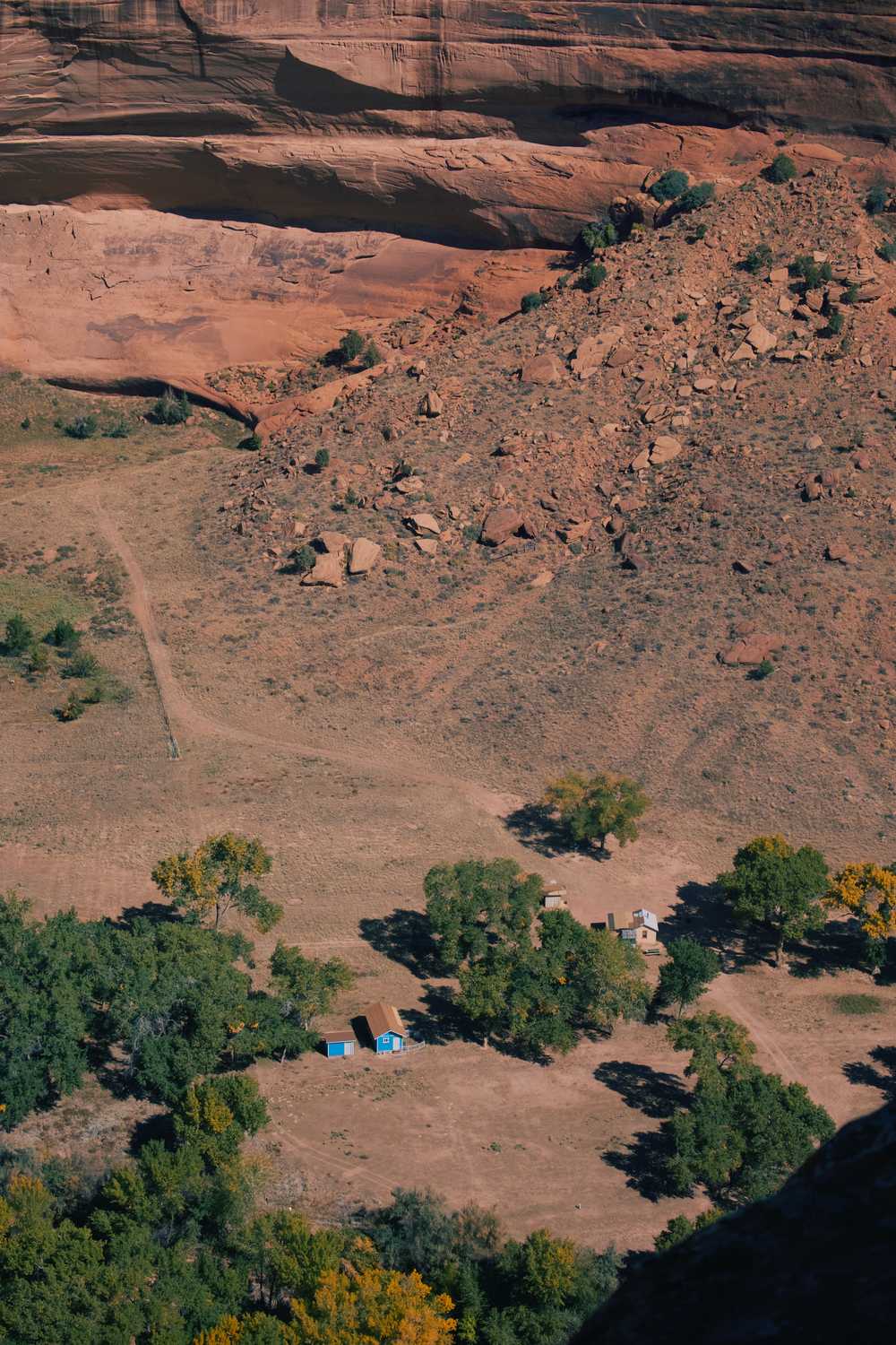 canyon look down
